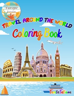 Front cover_Travel Around The World Coloring Book
