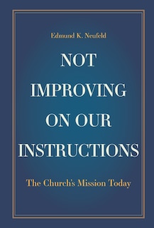 Couverture_Not Improving on Our Instructions