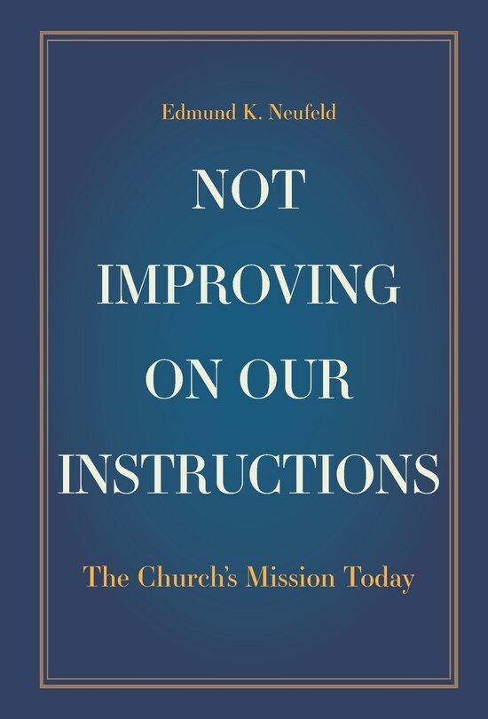 Couverture_Not Improving on Our Instructions