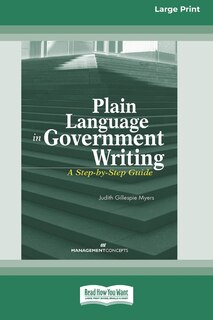 Front cover_Plain Language in Government Writing