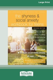 Front cover_The Shyness and Social Anxiety Workbook for Teens