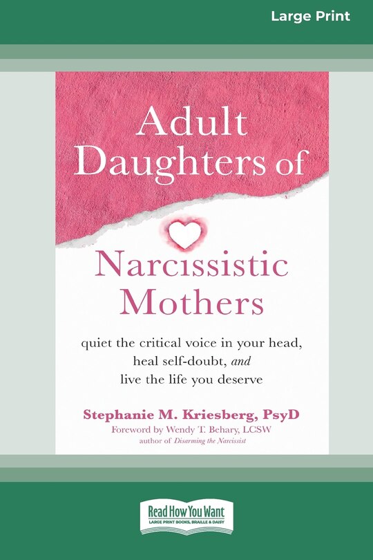 Front cover_Adult Daughters of Narcissistic Mothers