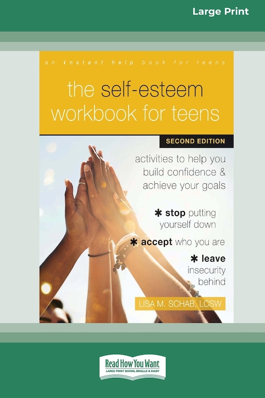 Front cover_The Self-Esteem Workbook for Teens
