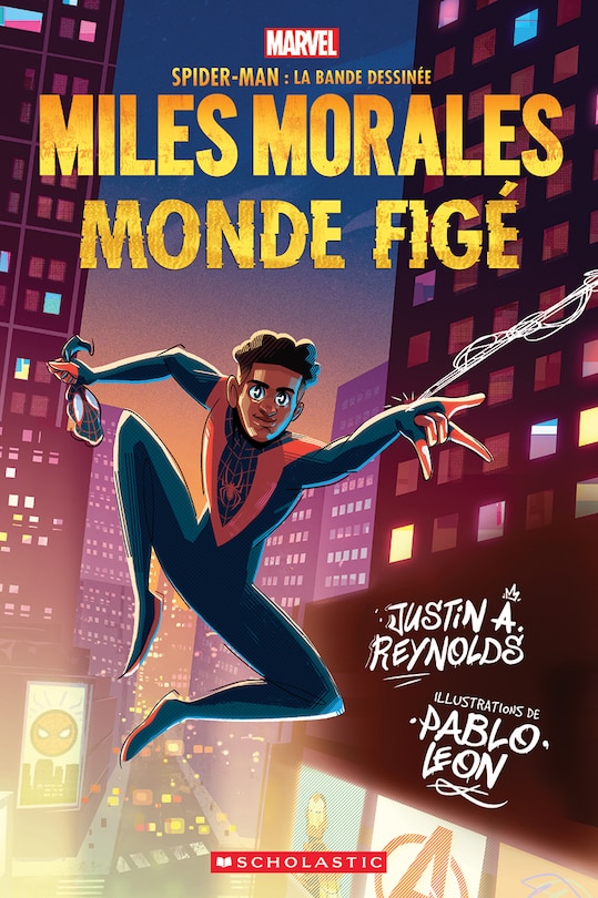 Front cover_Marvel : Spider-Man la bande dessinée : Miles Morales : Monde figé