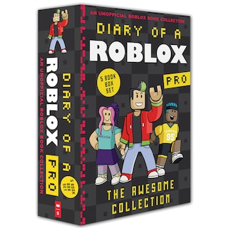 Front cover_Diary of a Roblox Pro Box Set Books 1-5