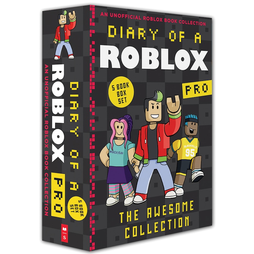 Front cover_Diary of a Roblox Pro Box Set Books 1-5