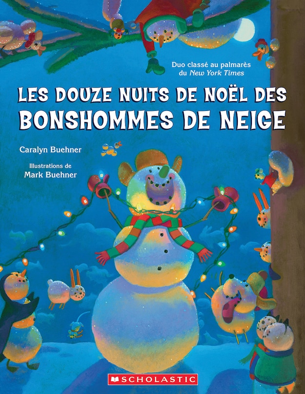 Couverture_Les douze nuits de No&euml;l des bonshommes de neige