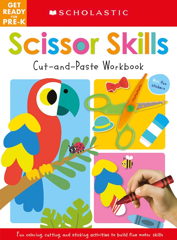 Couverture_Activity Workbook Scissor Skills: Cut-and-Paste Workbook
