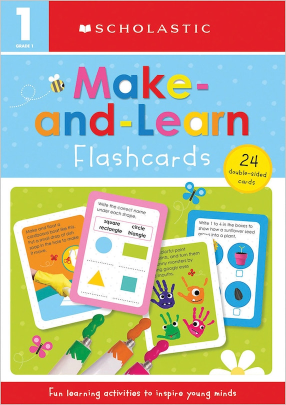 Couverture_Flashcards Grade 1 Make and Learn Flashcards