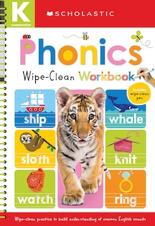 Front cover_Wipe-Clean Workbooks Wipe-Clean Workbook Kindergarten Phonics
