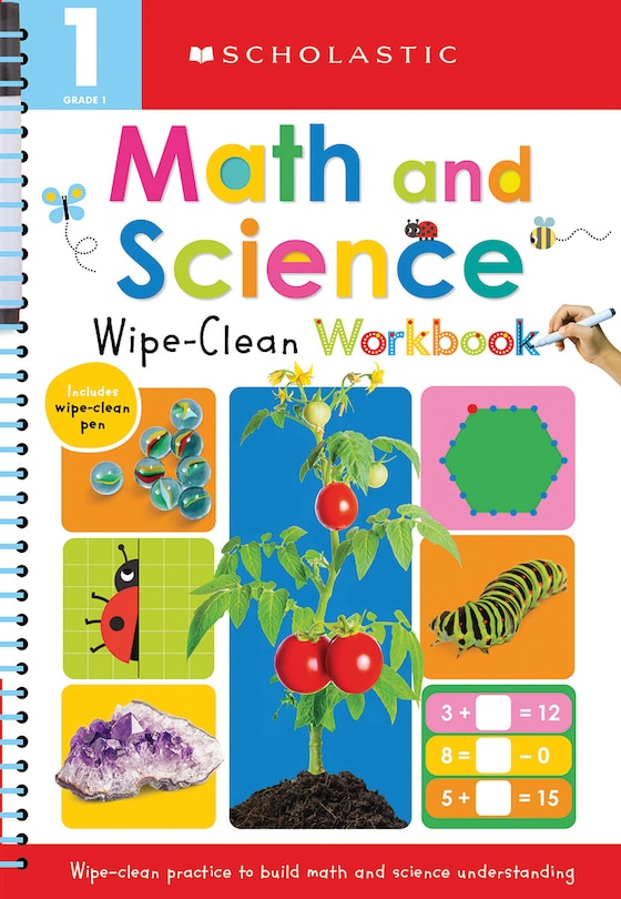 Couverture_Wipe-Clean Workbooks Wipe-Clean Workbook Grade 1 Math and Science