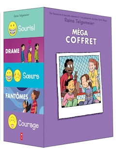 Couverture_Méga coffret Raina : Souris!, Sœurs, Drame, Fantômes, Courage