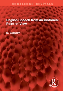 Couverture_English Speech from an Historical Point of View
