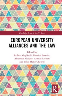 Couverture_European University Alliances and the Law