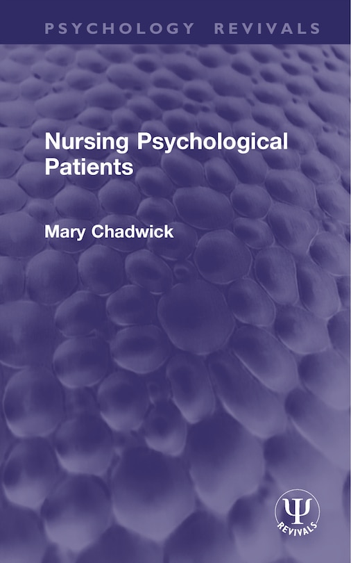 Front cover_Nursing Psychological Patients