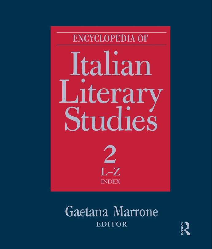 Couverture_Encyclopedia of Italian Literary Studies