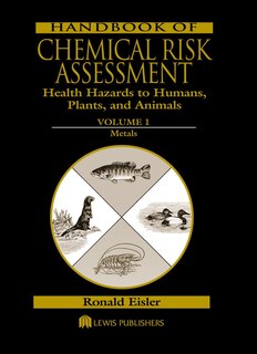 Couverture_Handbook of Chemical Risk Assessment