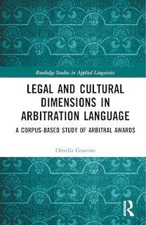 Couverture_Legal and Cultural Dimensions in Arbitration Language