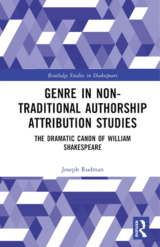 Front cover_Genre In Non-Traditional Authorship Attribution Studies