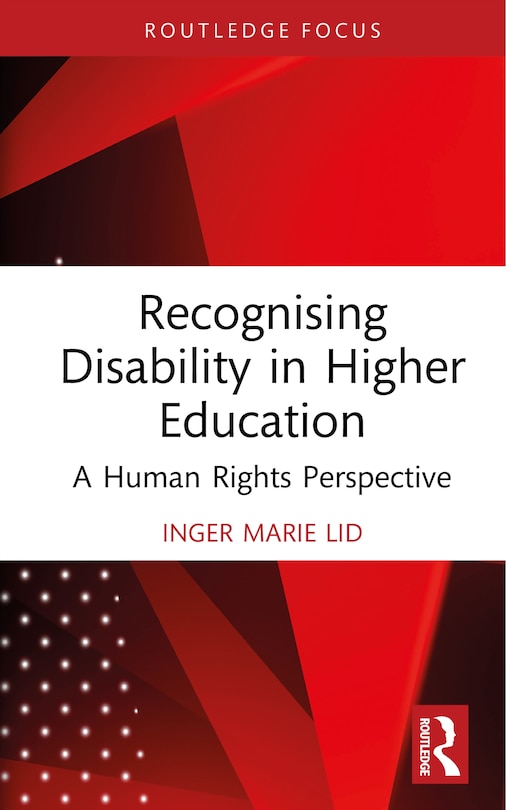 Couverture_Recognising Disability in Higher Education