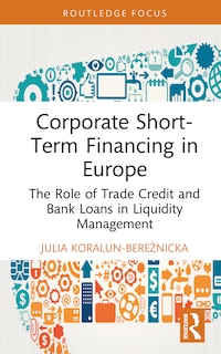 Front cover_Corporate Short-Term Financing in Europe