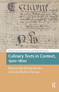 Front cover_Culinary Texts in Context, 1500-1800