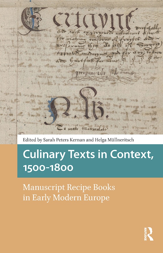 Front cover_Culinary Texts in Context, 1500-1800