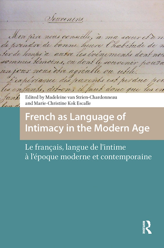 Couverture_French as Language of Intimacy in the Modern Age