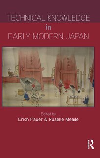 Couverture_Technical Knowledge in Early Modern Japan