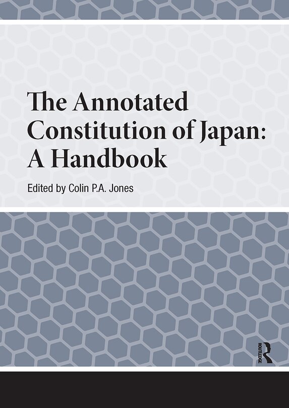 Front cover_The Annotated Constitution of Japan