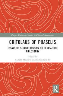 Front cover_Critolaus of Phaselis