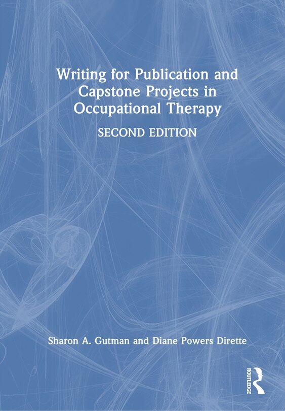 Couverture_Writing for Capstone Projects and Publication in Occupational Therapy