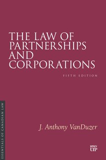 Couverture_The Law of Partnerships and Corporations