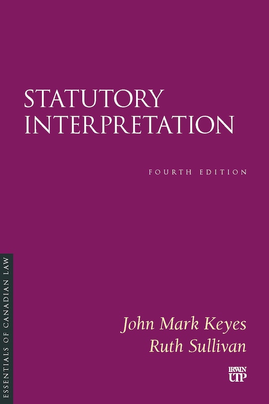 Couverture_Statutory Interpretation