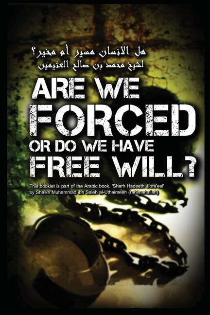 Front cover_Are we Forced or do we have a Free Will