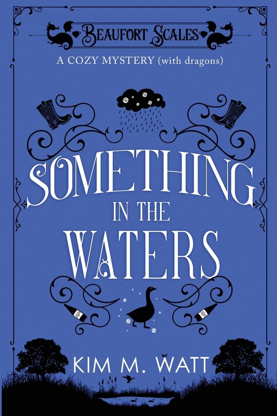 Couverture_Something in the Waters - a cozy mystery (with dragons)