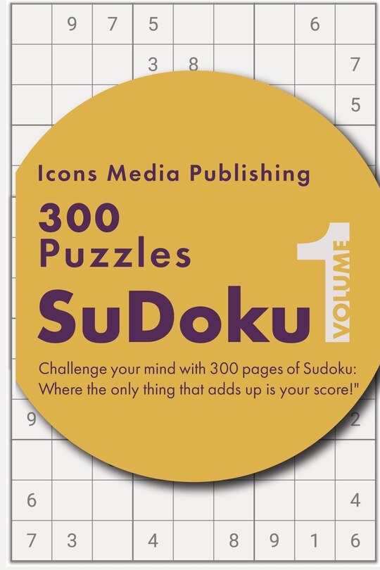 Front cover_300 Easy Level Sudoku Puzzles Volume 1