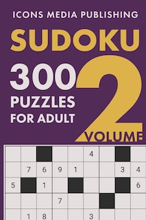 Front cover_300 Hard Level Sudoku Puzzles Volume 2
