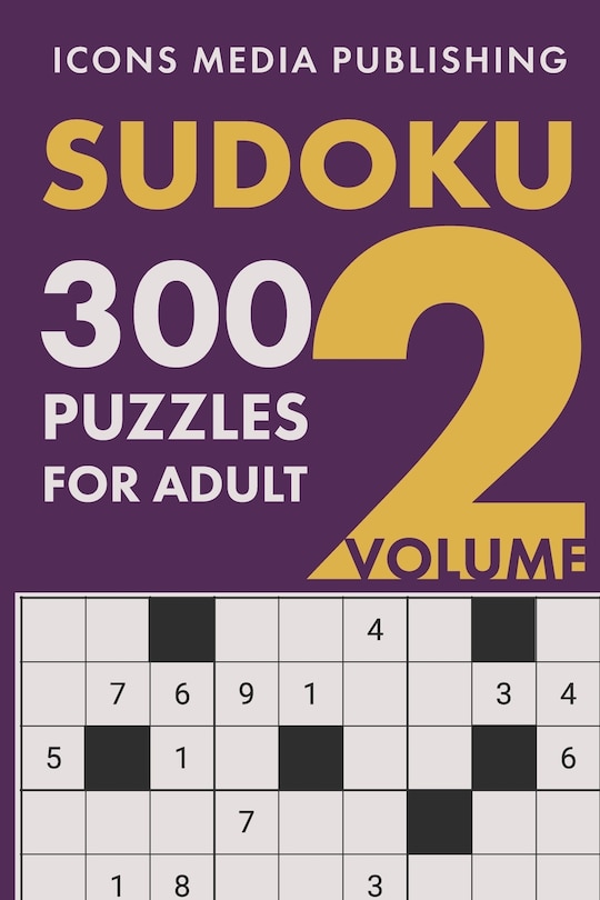Front cover_300 Hard Level Sudoku Puzzles Volume 2