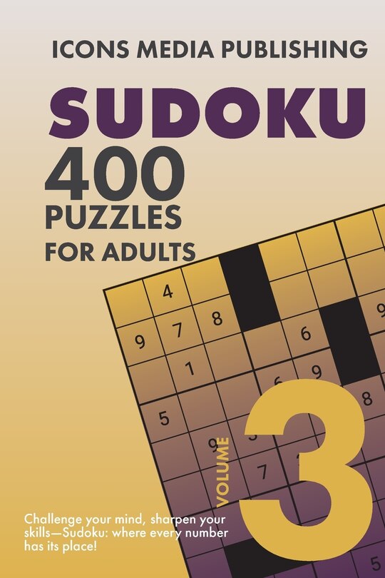 Couverture_400 Very Hard Level Sudoku Puzzles Volume 3