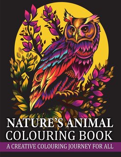 Couverture_Nature's Animal Colouring Book