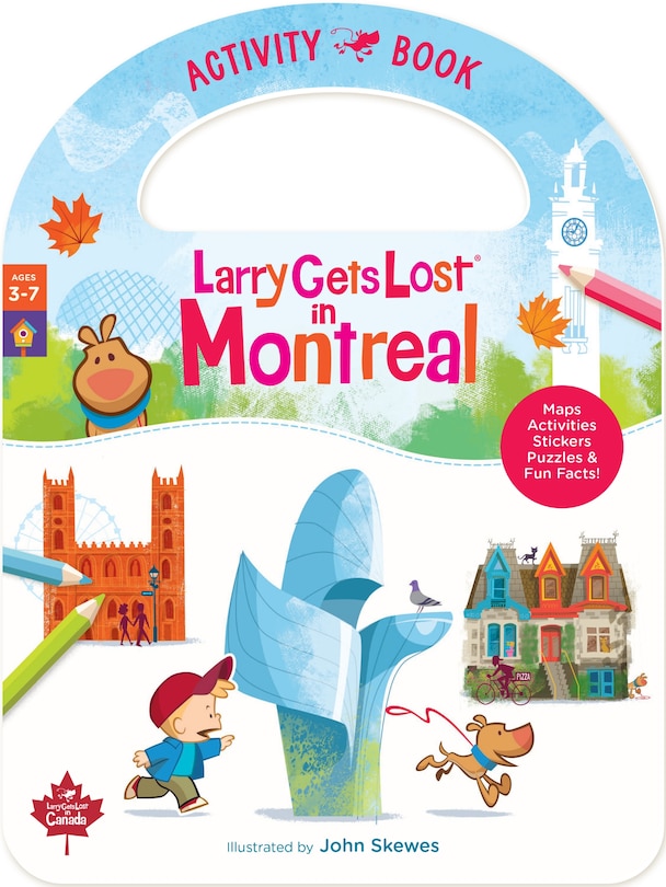 Front cover_Larry Gets Lost in Montreal - Activity Book