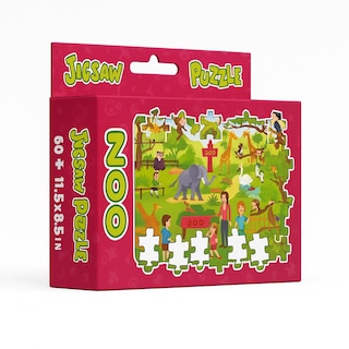 Front cover_Zoo Jigsaw Puzzle (60-piece)