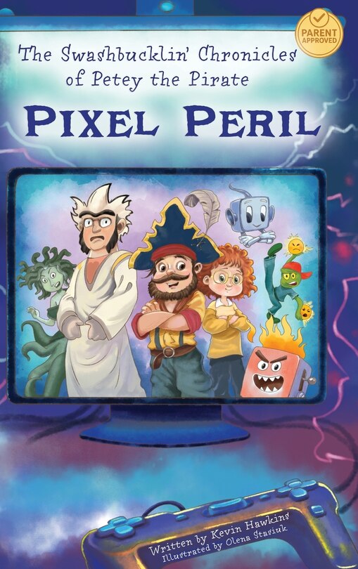 Couverture_The Swashbucklin' Chronicles of Petey the Pirate - Pixel Peril