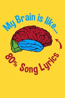 Front cover_My Brain is Like... 80% Song Lyrics