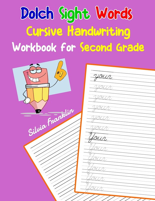 Couverture_Dolch Sight Words Cursive Handwriting Workbook for Second Grade
