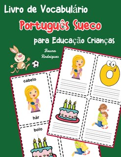 Front cover_Livro de Vocabul&aacute;rio Portugu&ecirc;s Sueco para Educa&ccedil;&atilde;o Crian&ccedil;as