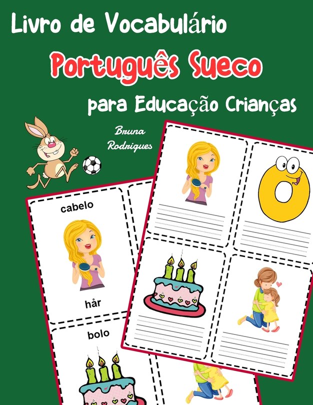 Front cover_Livro de Vocabul&aacute;rio Portugu&ecirc;s Sueco para Educa&ccedil;&atilde;o Crian&ccedil;as