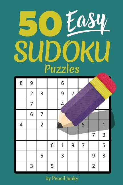 Front cover_50 Easy Sudoku Puzzles