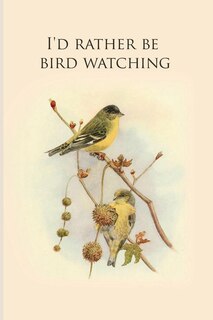 Front cover_I'd rather be bird watching